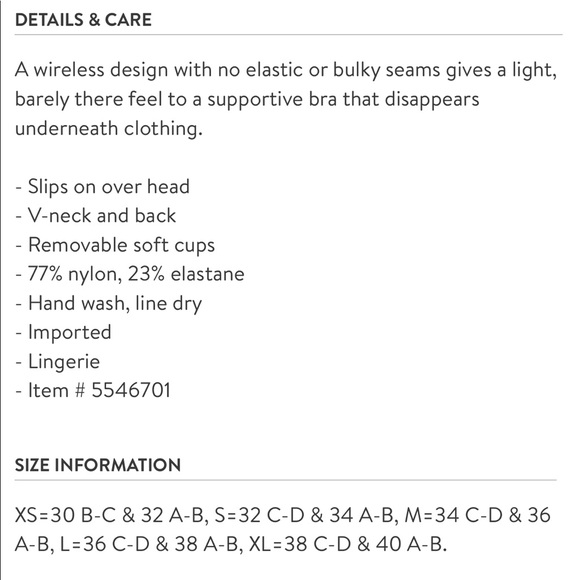 True & Co True body v-neck wireless bra - Picture 4 of 8